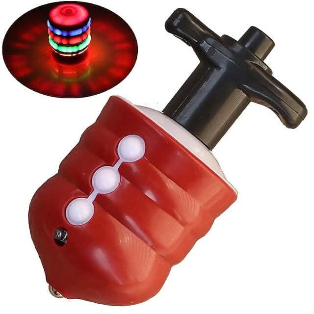 Rotating Gyro with Sound And LED Light Music Spinning by DailySale
