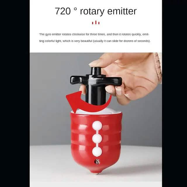 Rotating Gyro with Sound And LED Light Music Spinning by DailySale