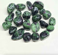 Ruby Zoisite Tumbled Pocket Stone by Sacred Crystals
