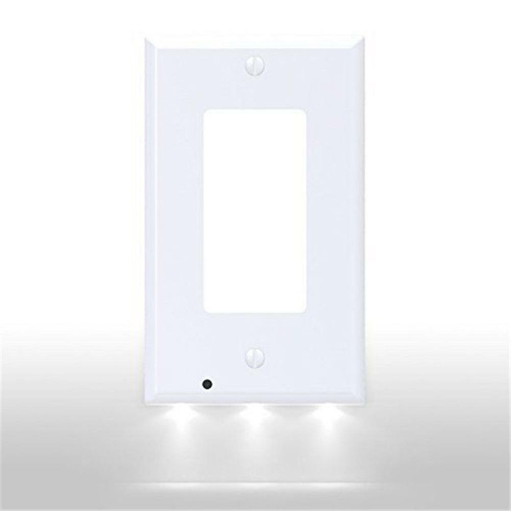 Outlet Cover with Built-In LED Night Light - 2 Styles by Infinite Basics
