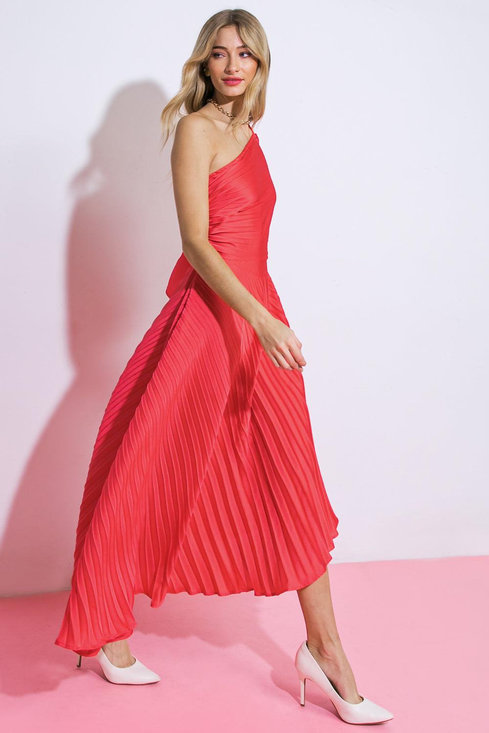 WRITE THIS DOWN WOVEN MIDI DRESS by Flying Tomato