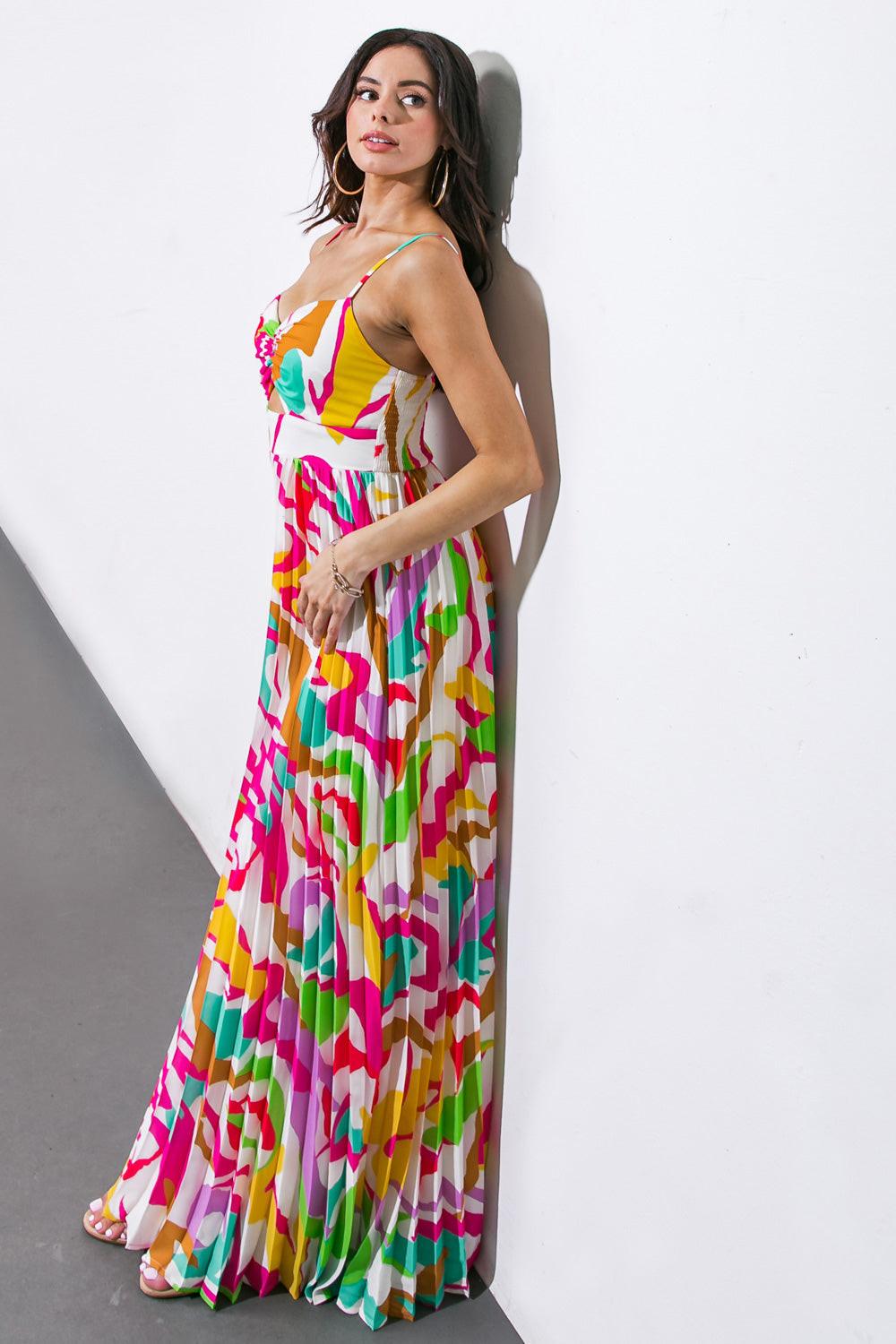 UP TO CHANCE WOVEN MAXI DRESS by Flying Tomato