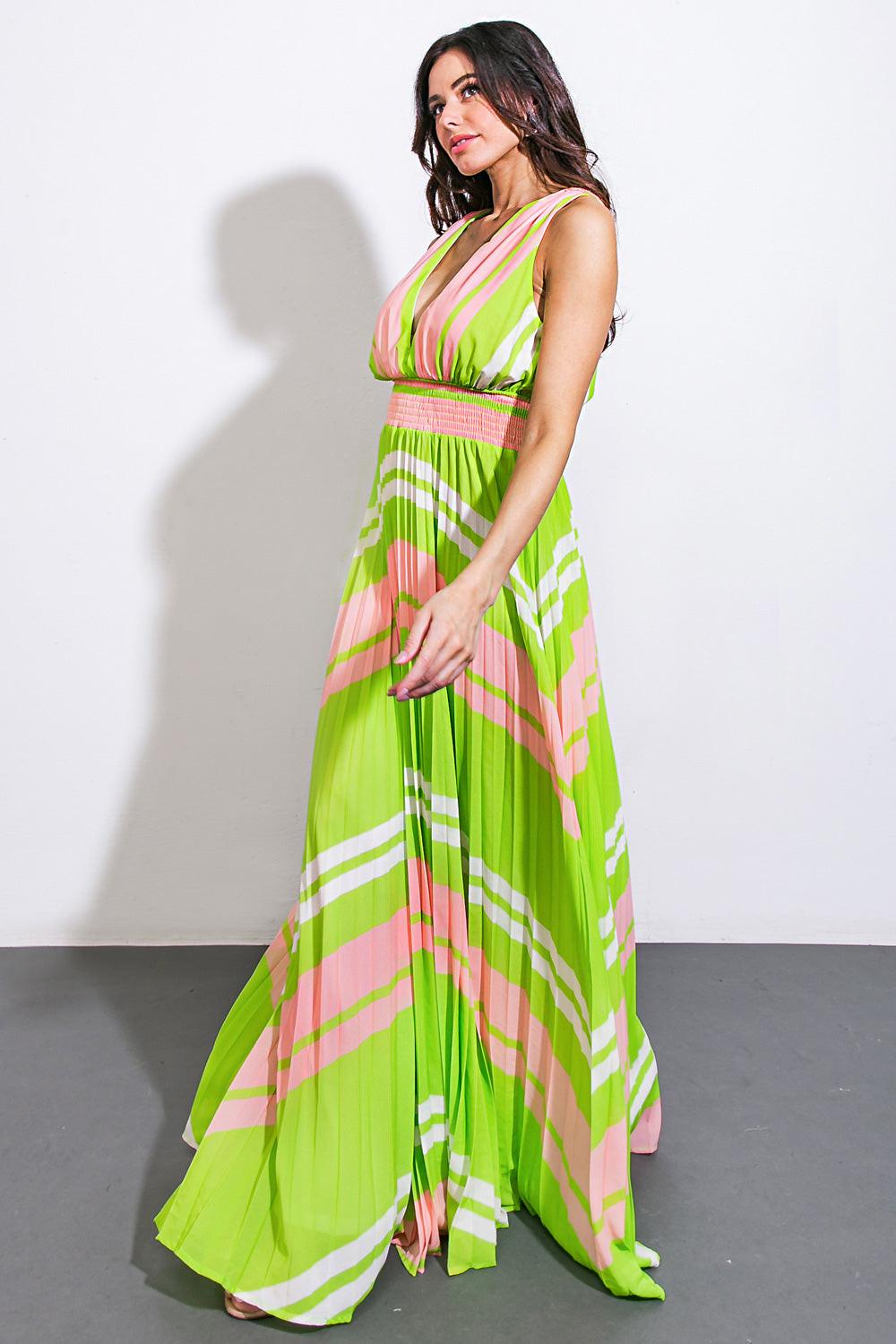 A QUICK TRIP WOVEN MAXI DRESS by Flying Tomato