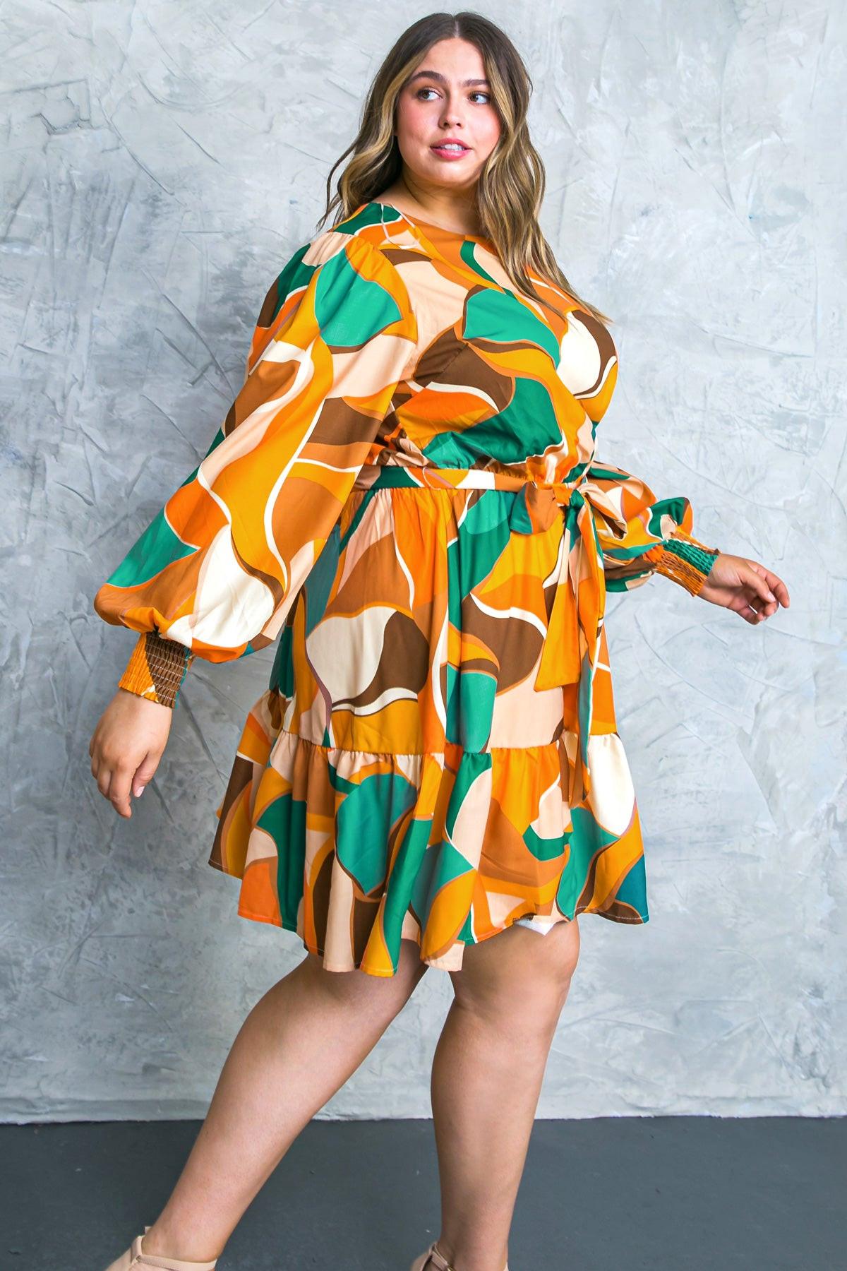FEEL HAPPINESS WOVEN MINI DRESS by Flying Tomato