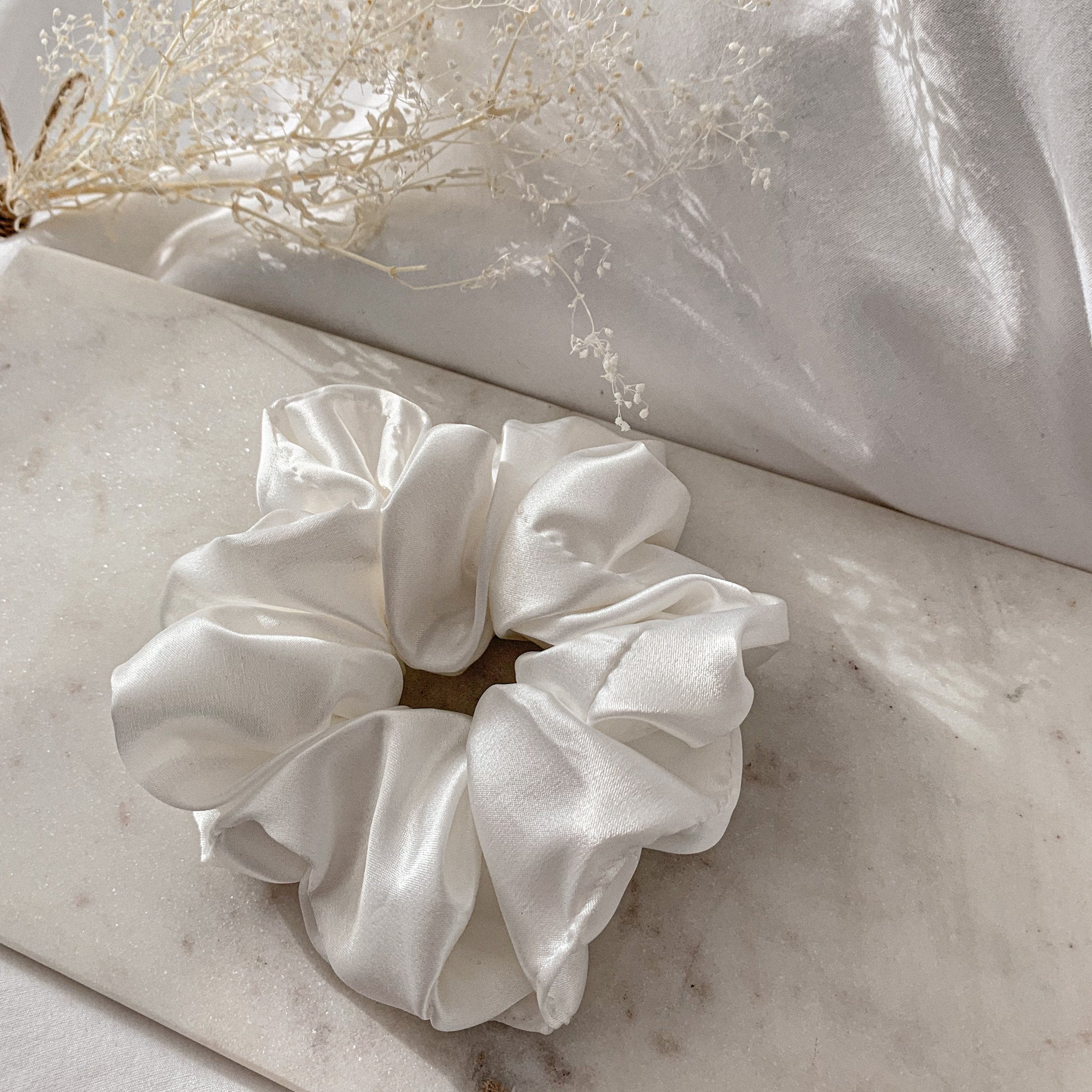 Satin Sweetheart Scrunchies for Effortless Hair Styling and Chic Looks by DC-Namaste Jewelry