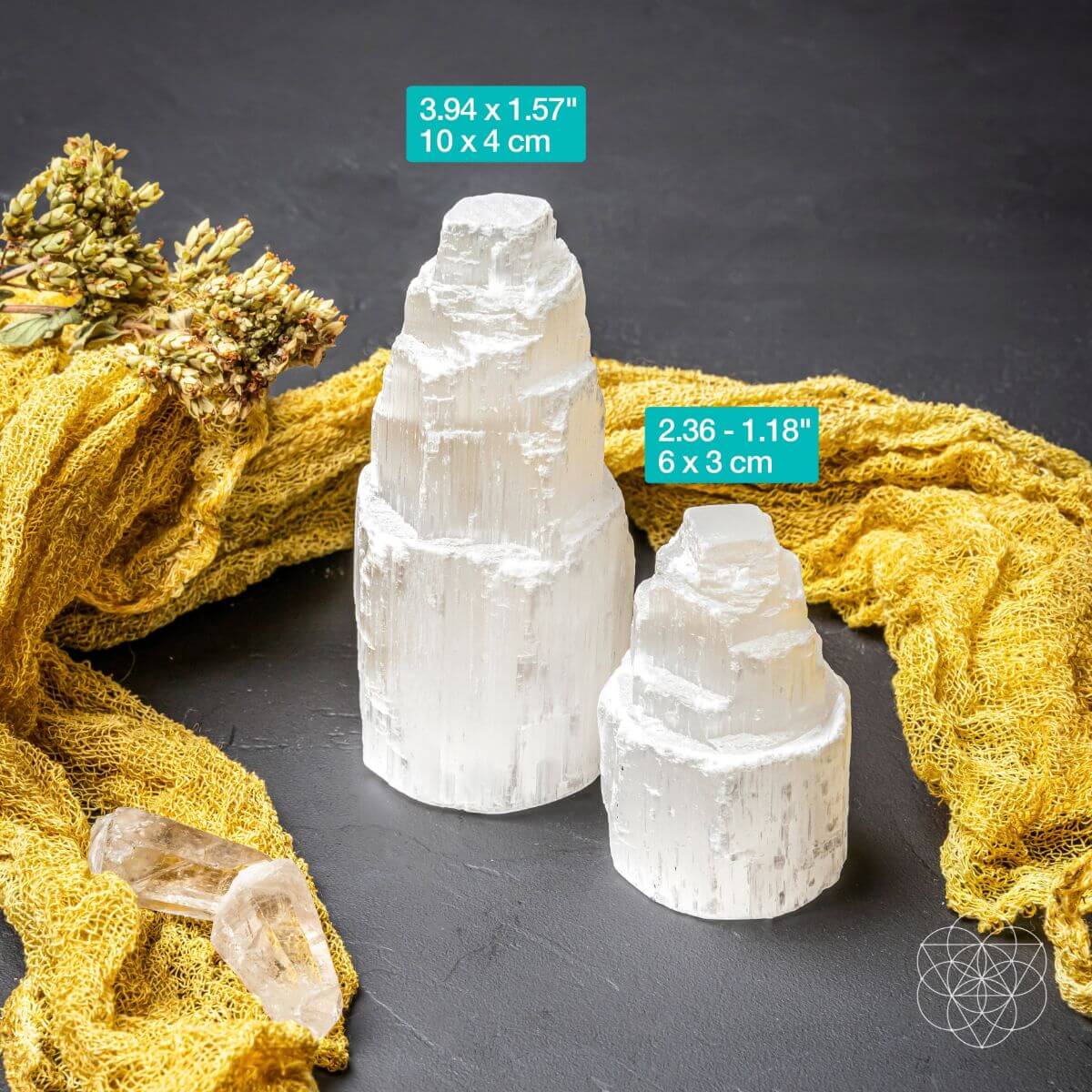 Selenite Cleansing Lamp by Conscious Items