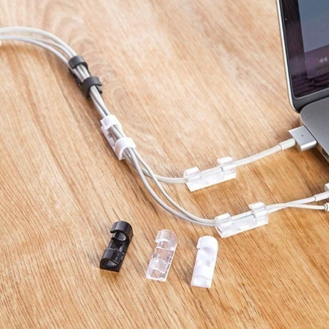 Self-Adhesive Wire Organizer Line Cable Plastic Clips by DailySale