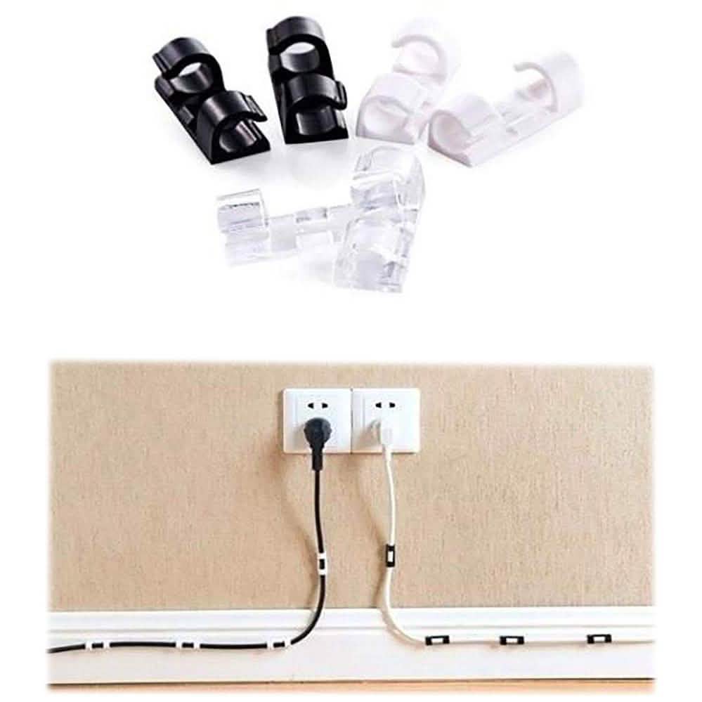 Self-Adhesive Wire Organizer Line Cable Plastic Clips by DailySale