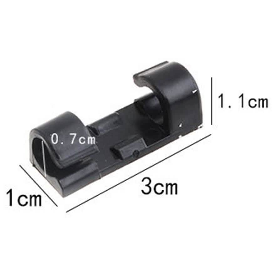 Self-Adhesive Wire Organizer Line Cable Plastic Clips by DailySale