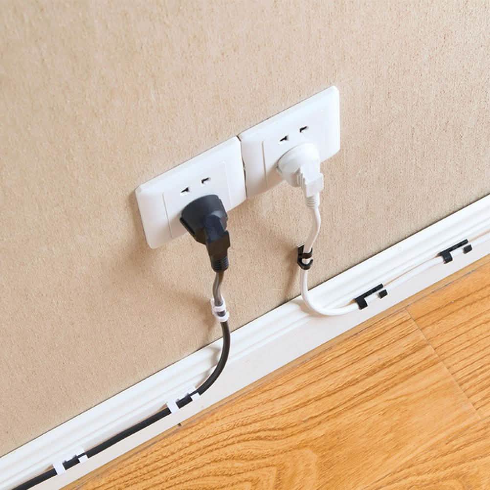 Self-Adhesive Wire Organizer Line Cable Plastic Clips by DailySale
