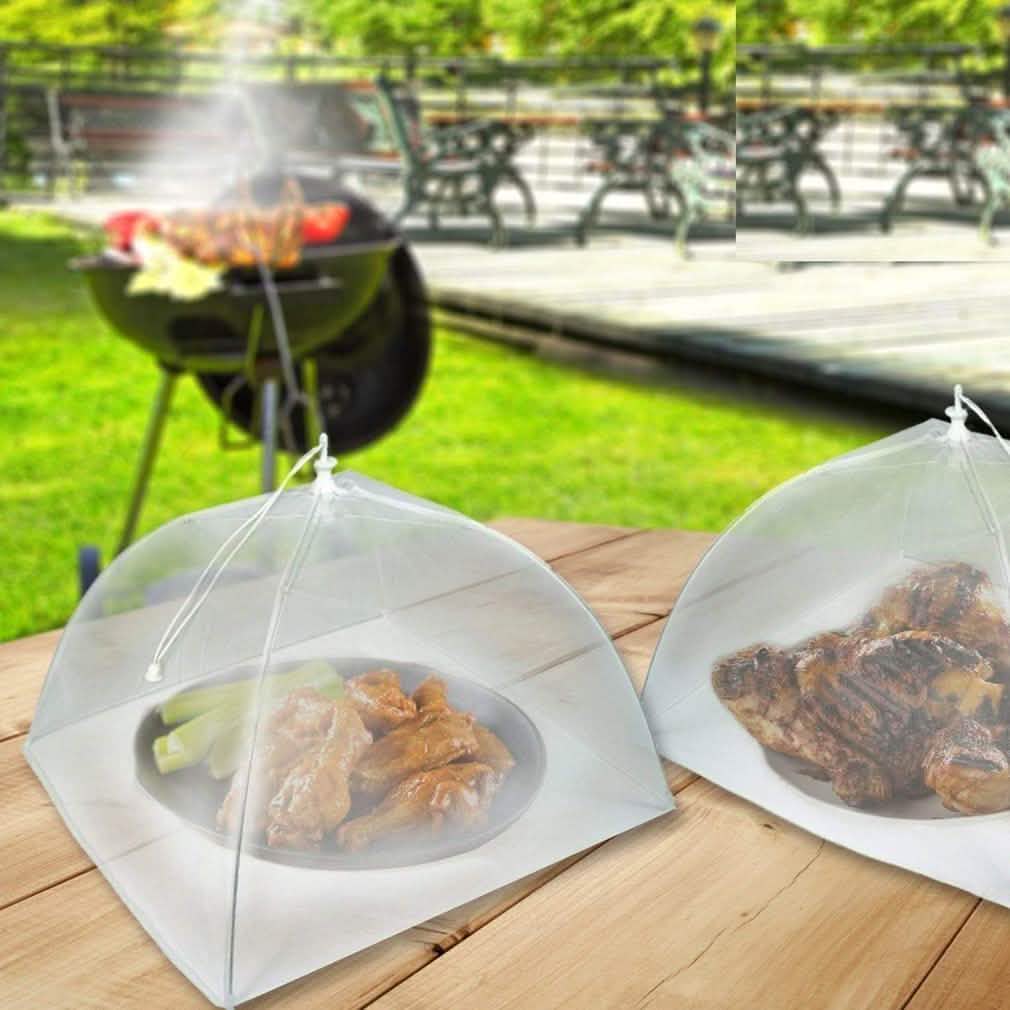 Set of 2: Large Pop-Up Mesh Screen Food Cover Tents by DailySale