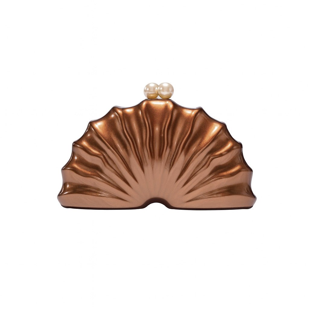 Shell Acrylic Clutch Evening Bag (MAC300) by Mariam's Collection