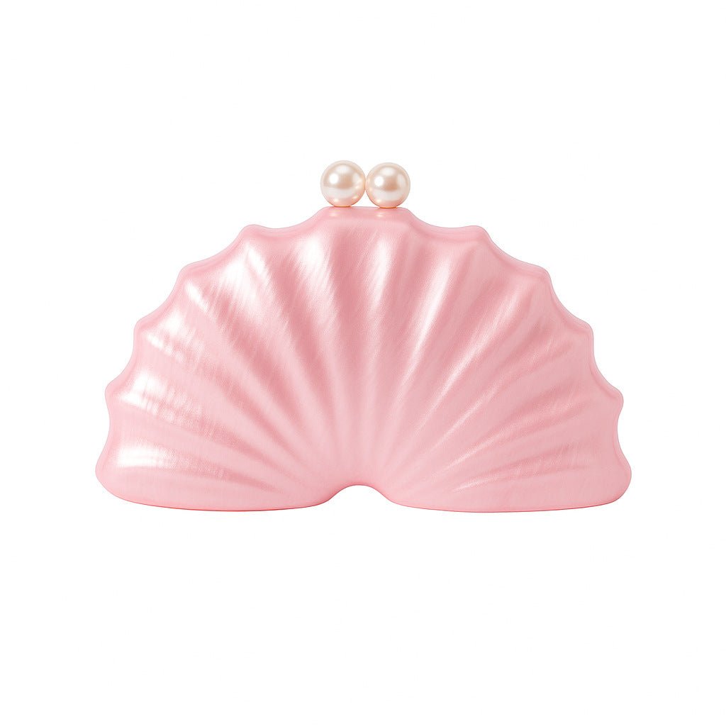 Shell Acrylic Clutch Evening Bag (MAC300) by Mariam's Collection