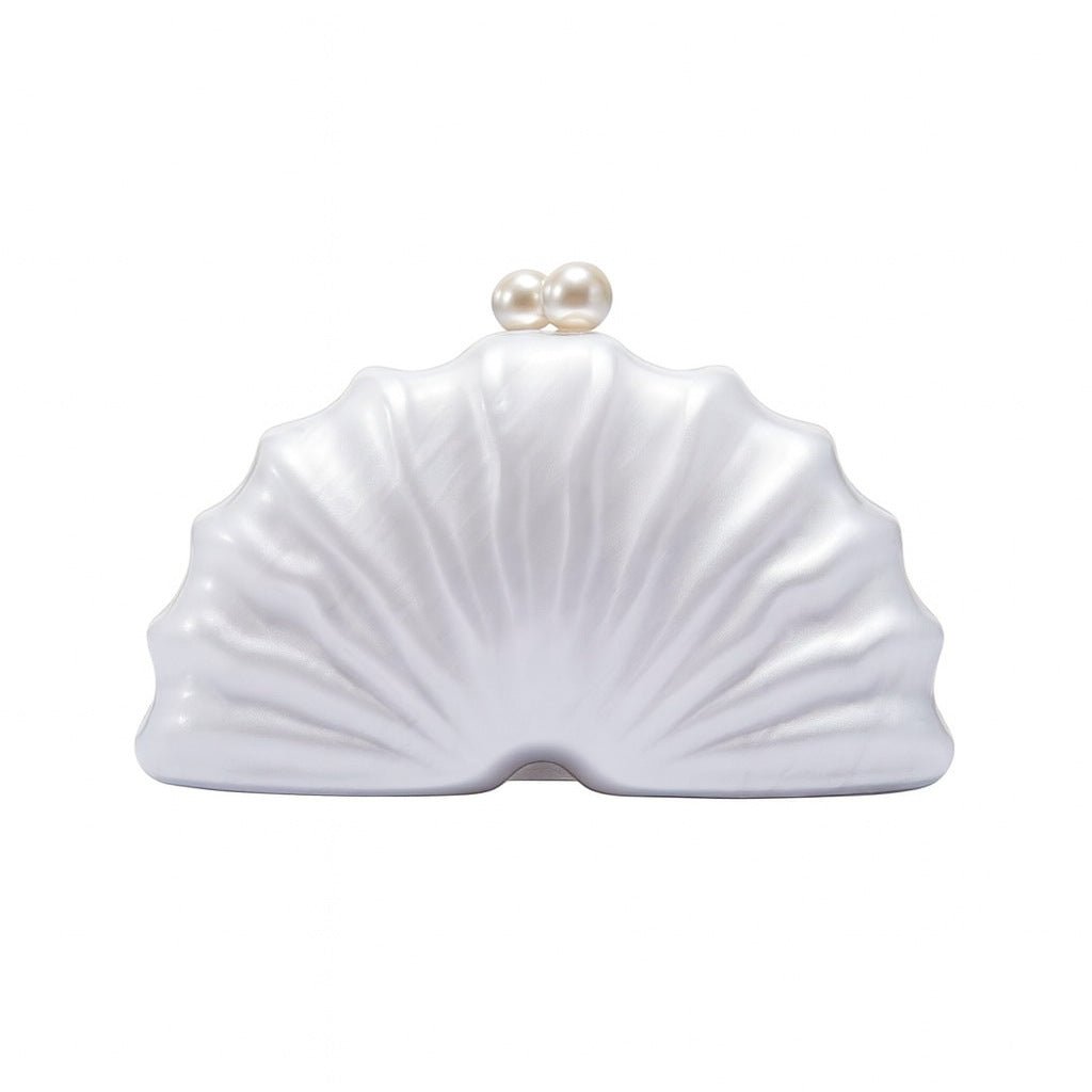 Shell Acrylic Clutch Evening Bag (MAC300) by Mariam's Collection