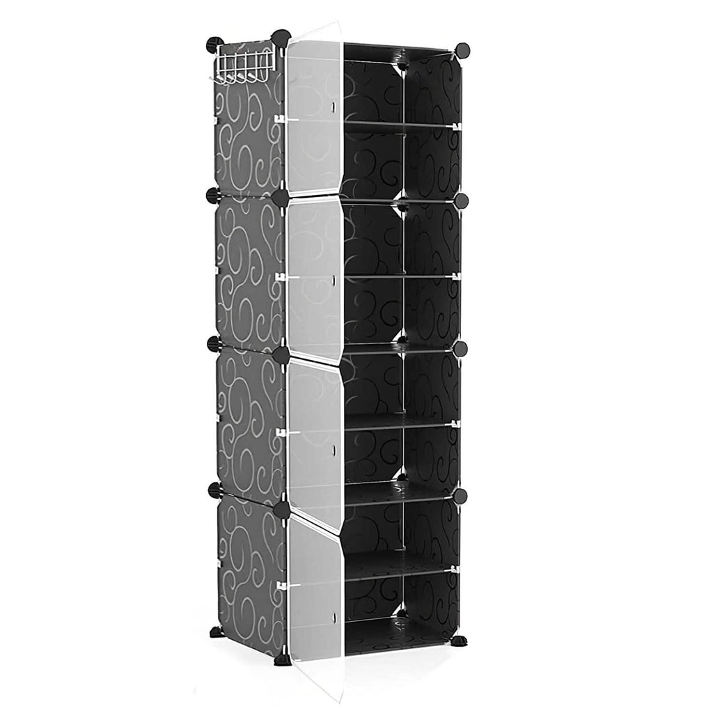Shoe Rack Organizer with Transparent Doors by DailySale