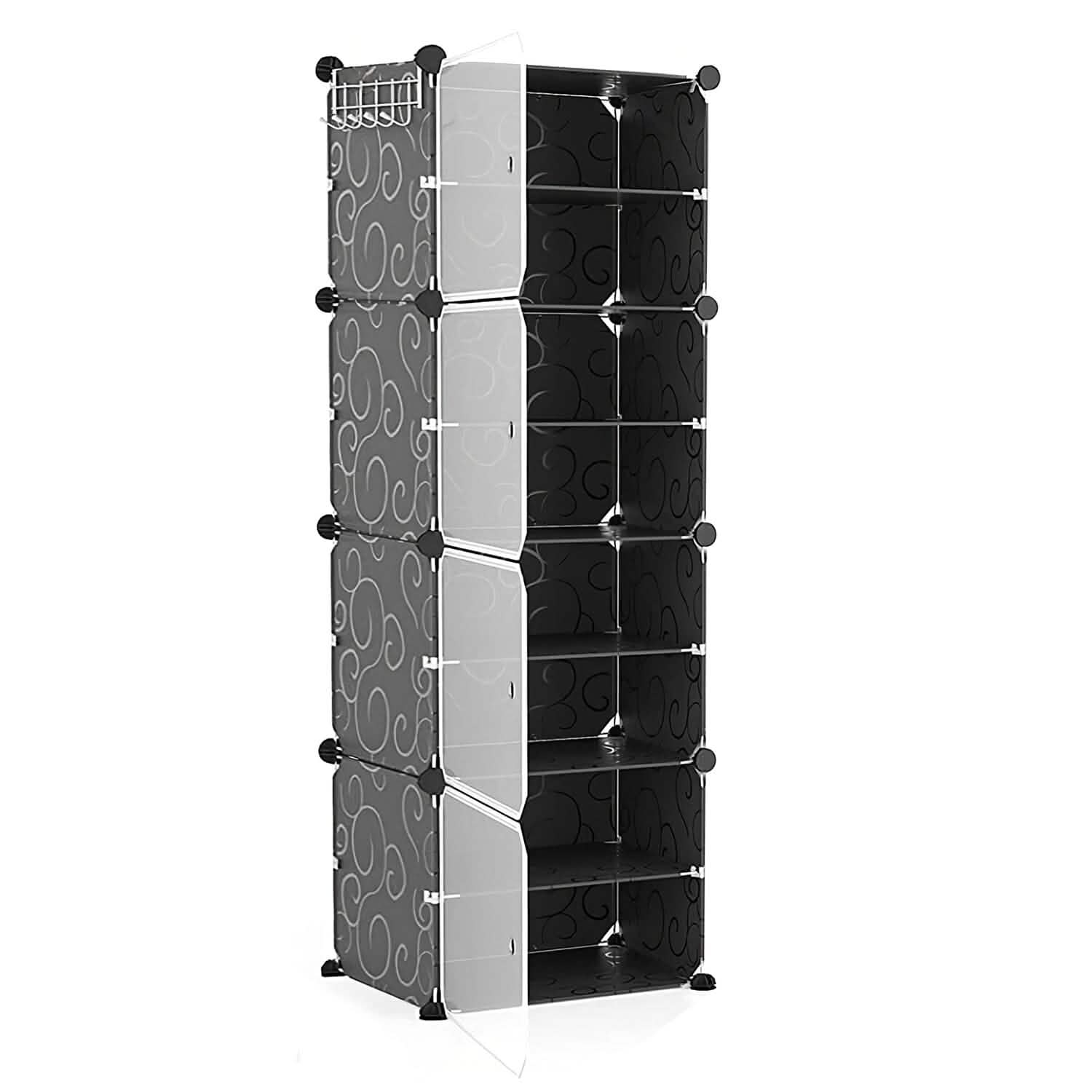 Shoe Rack Organizer with Transparent Doors by DailySale