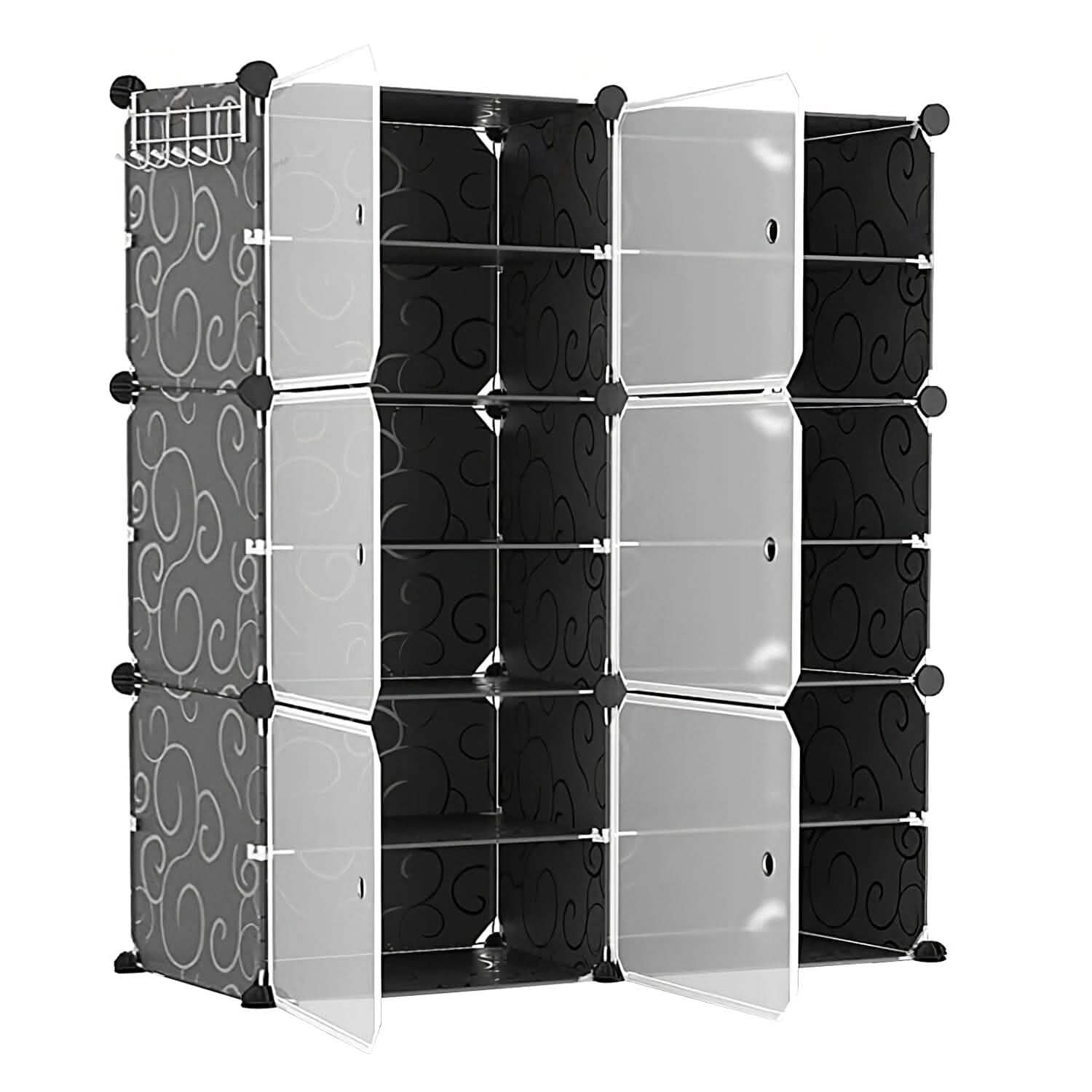 Shoe Rack Organizer with Transparent Doors by DailySale