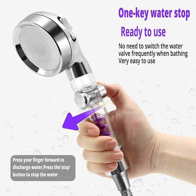 Shower Head High Pressure 3-Function SPA Shower Head by DailySale