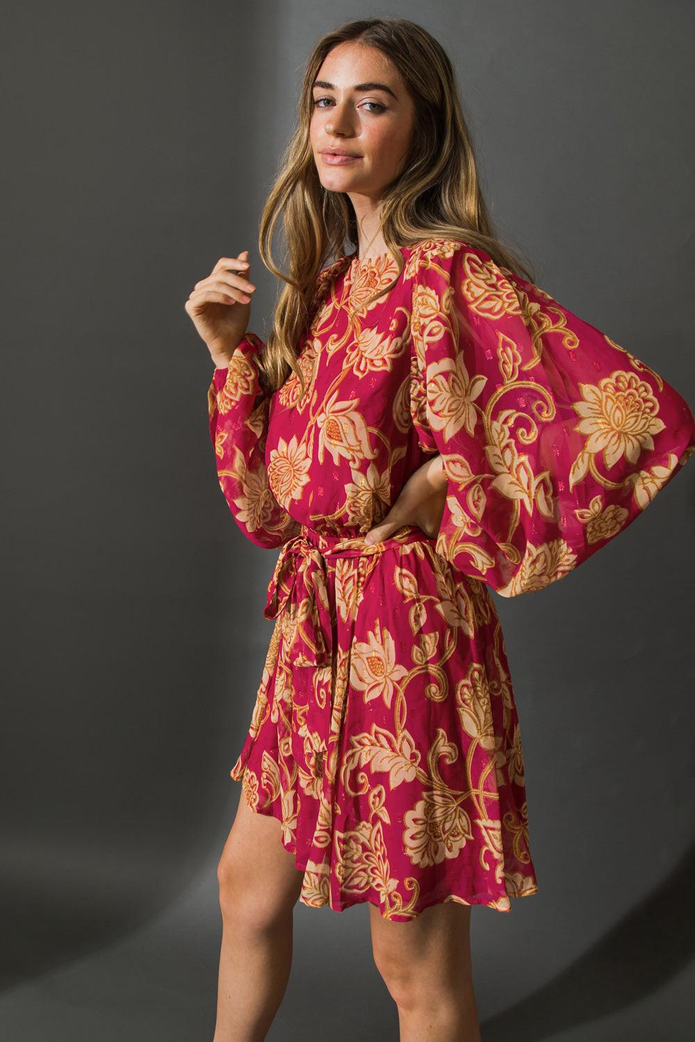 ONE THAT GOT AWAY WOVEN MINI DRESS by Flying Tomato