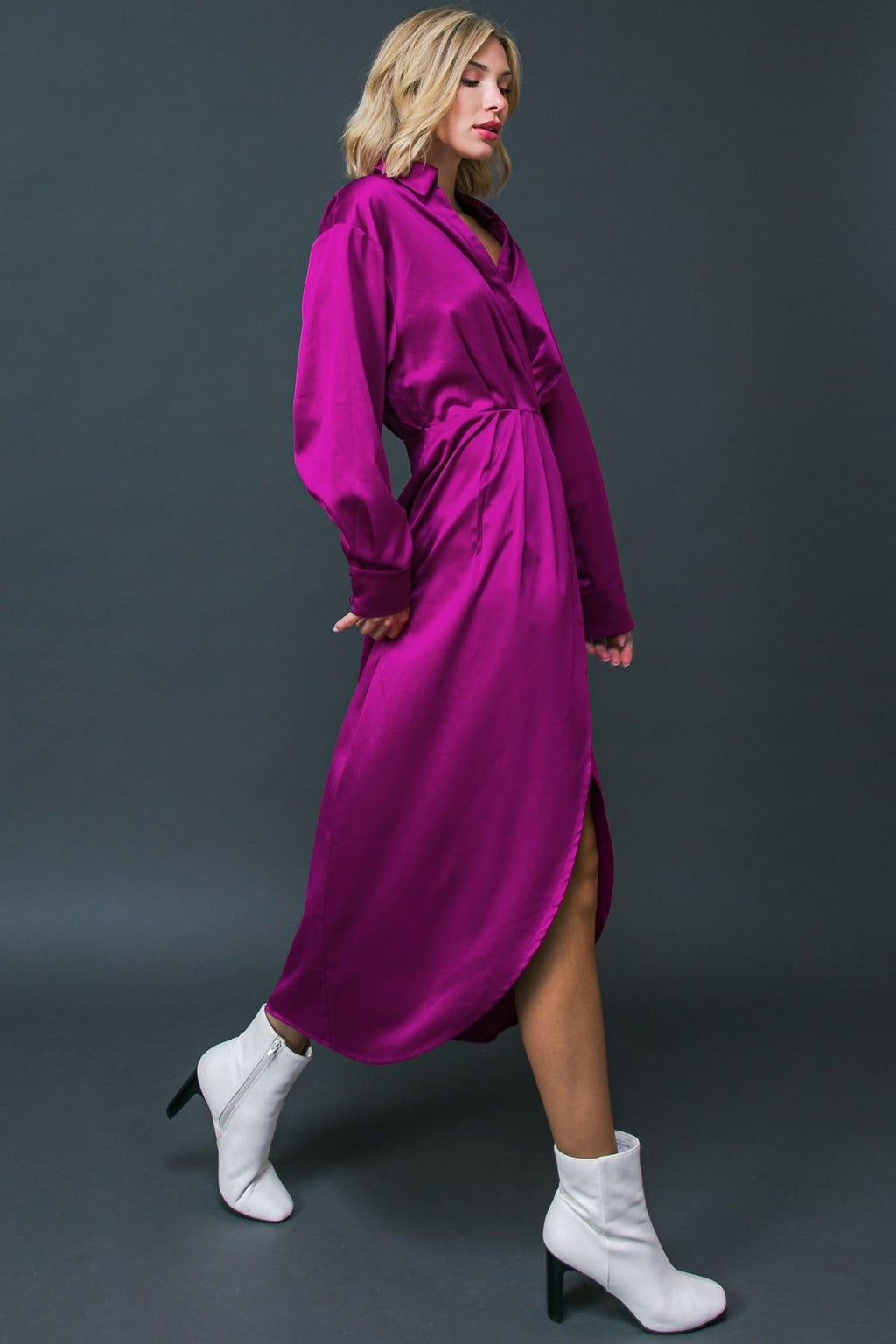 TOO GOOD TO BE TRUE WOVEN MIDI DRESS by Flying Tomato