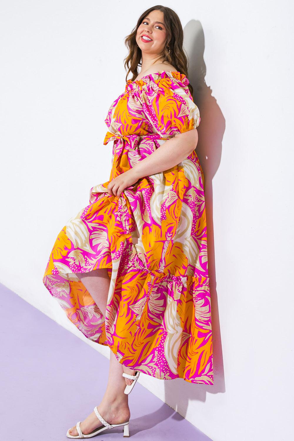 SCENIC OUTINGS WOVEN MINI DRESS by Flying Tomato