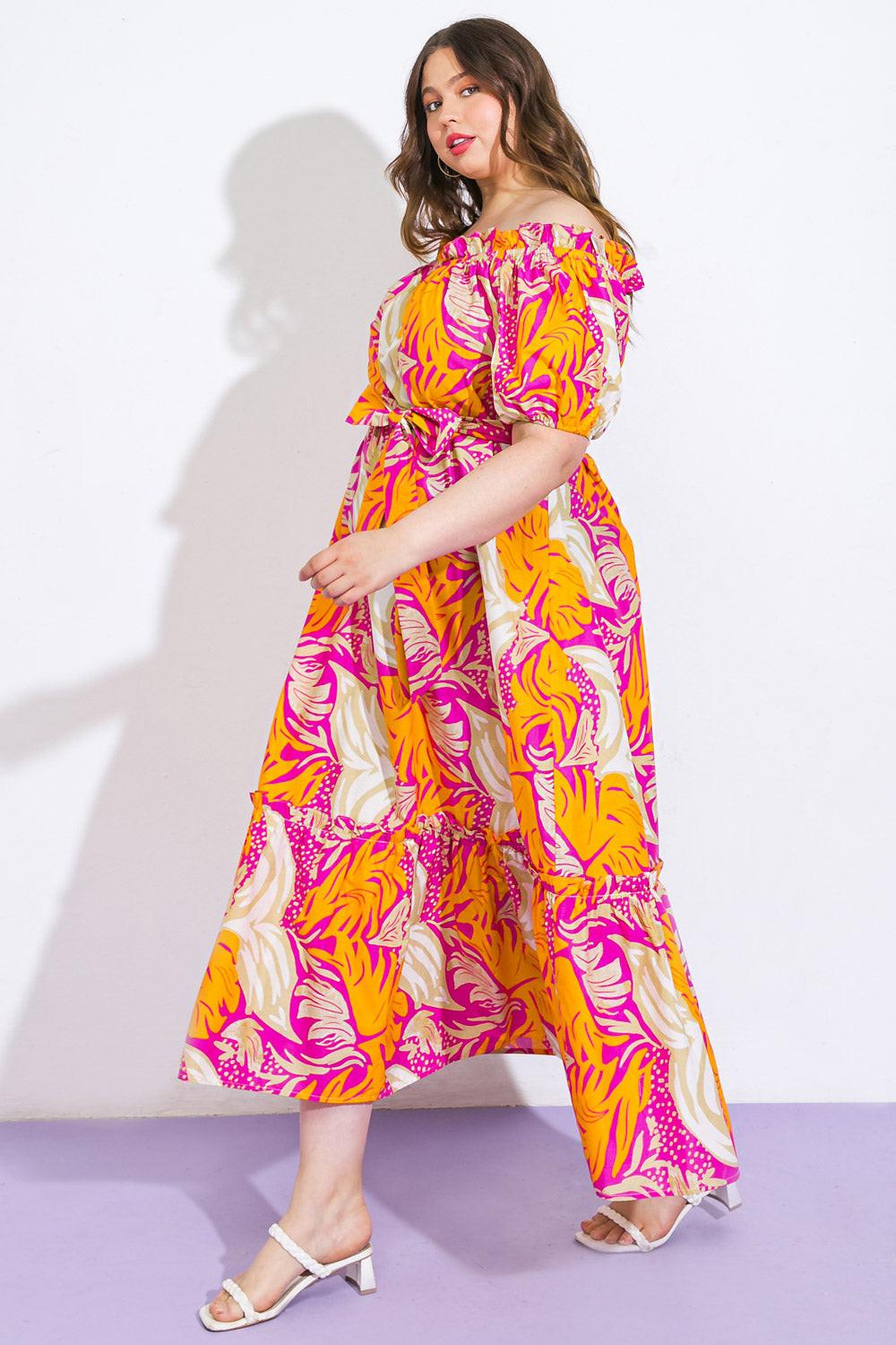 SCENIC OUTINGS WOVEN MINI DRESS by Flying Tomato