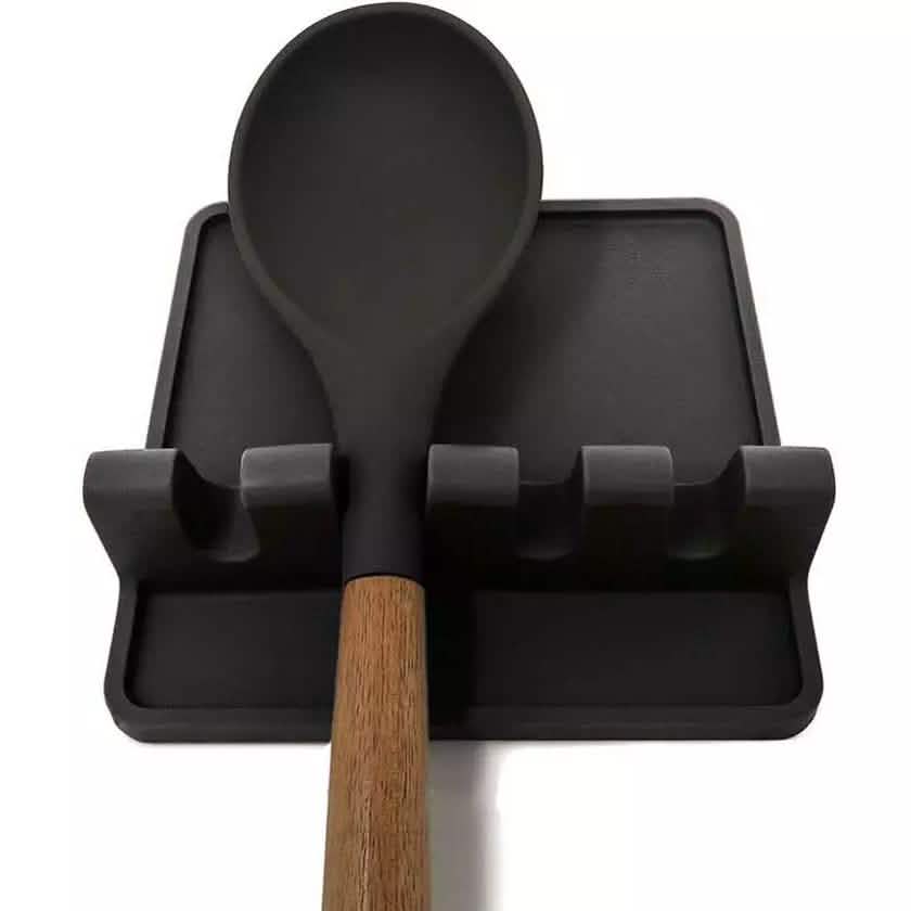 Silicone Spoon Rest with Drip Pad by DailySale