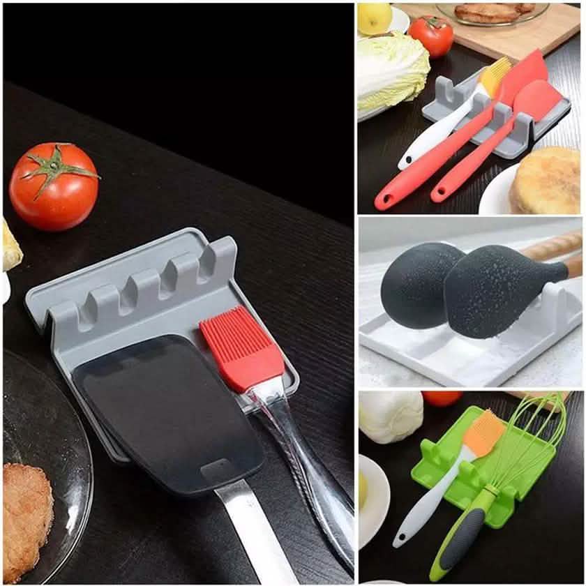 Silicone Spoon Rest with Drip Pad by DailySale