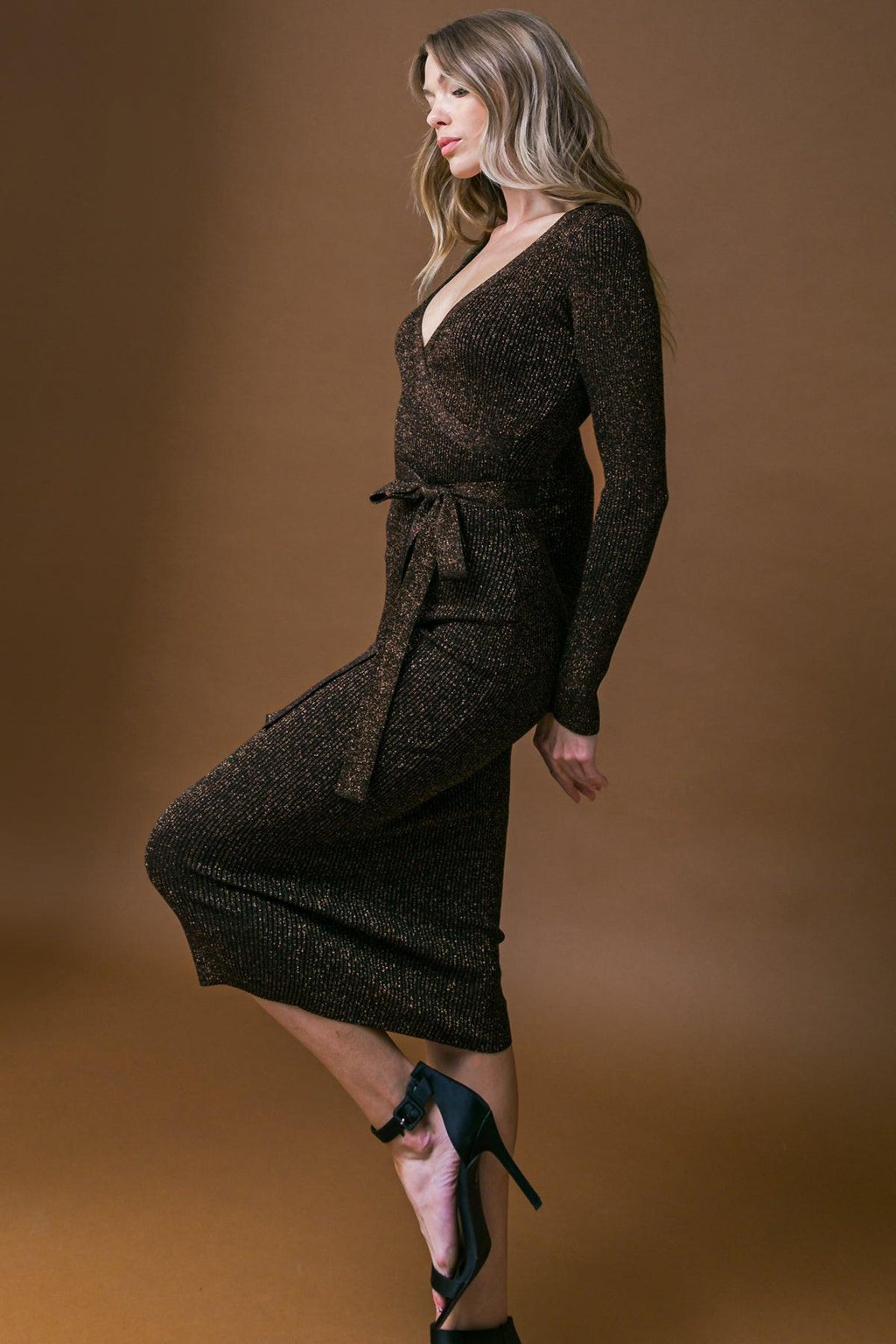 FOREVER IMPRESSED SWEATER MIDI DRESS by Flying Tomato