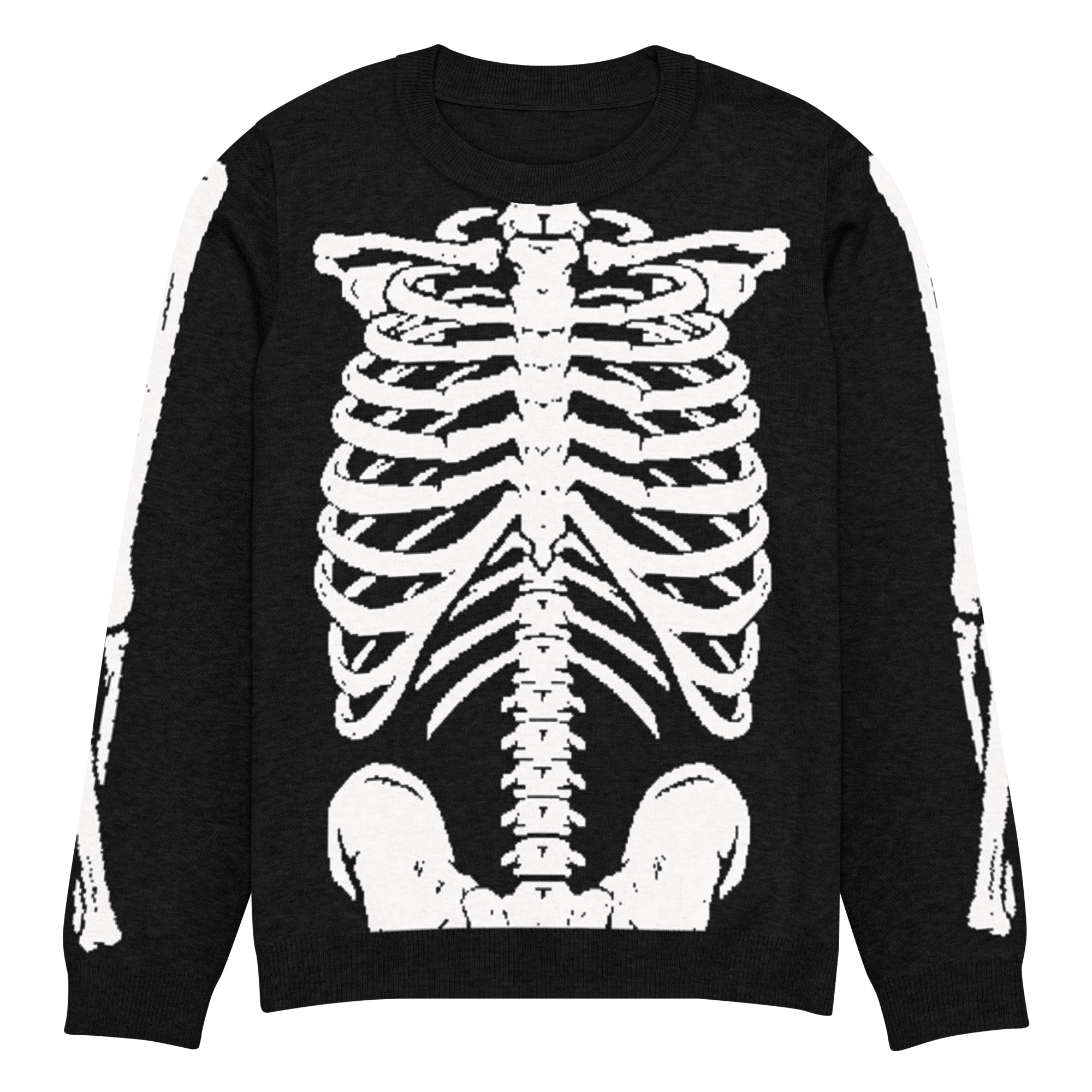 Skeleton Squad Knit Crew Neck Sweater by Goth Cloth Co.