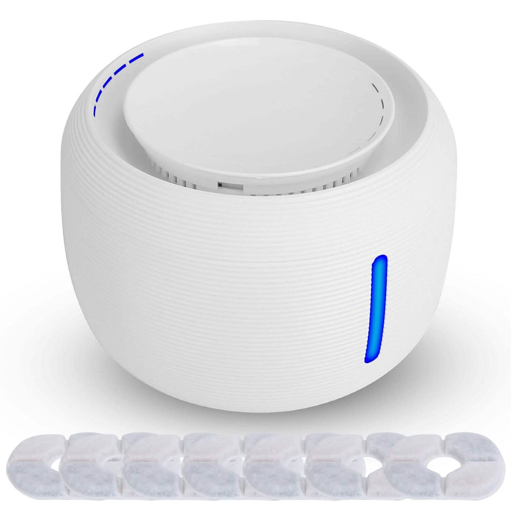 Smart Pet Drinking Fountain with LED Light 7-Pack Replaceable Water Filters by DailySale