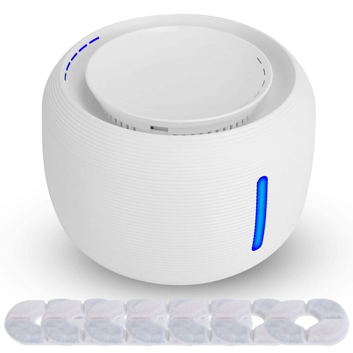 Smart Pet Drinking Fountain with LED Light 7-Pack Replaceable Water Filters by DailySale