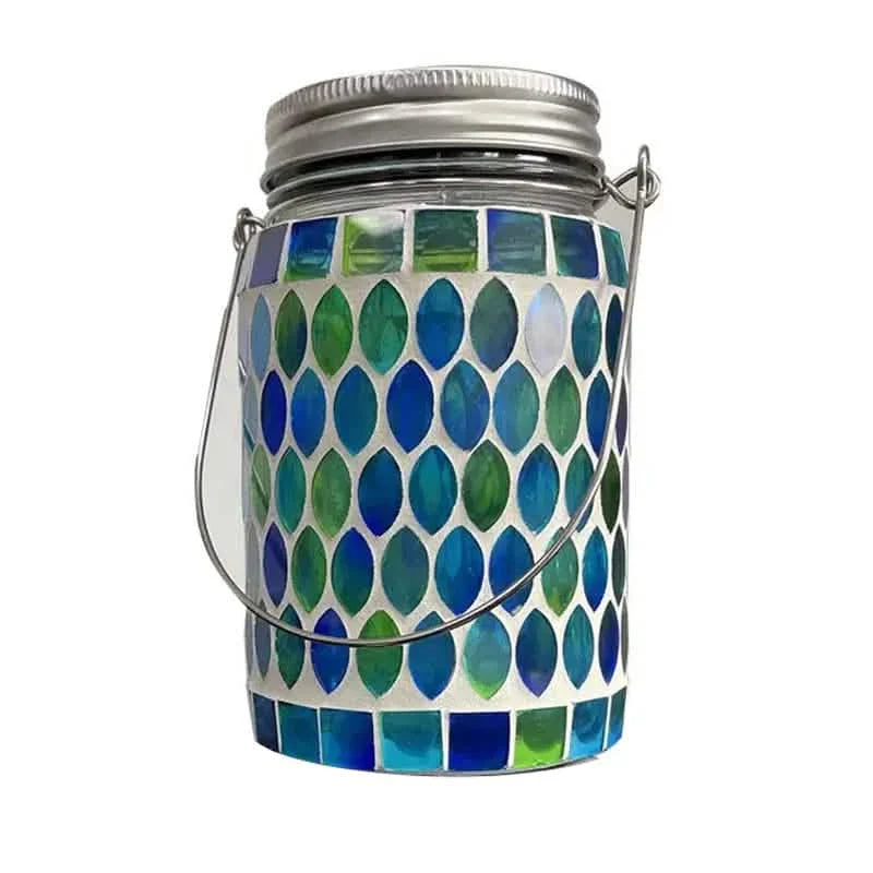 Solar Mosaic LED Waterproof Outdoor Hanging Lanterns by DailySale