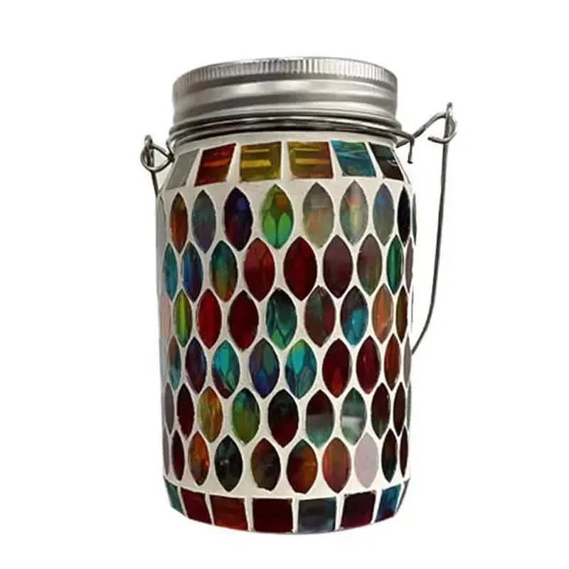 Solar Mosaic LED Waterproof Outdoor Hanging Lanterns by DailySale
