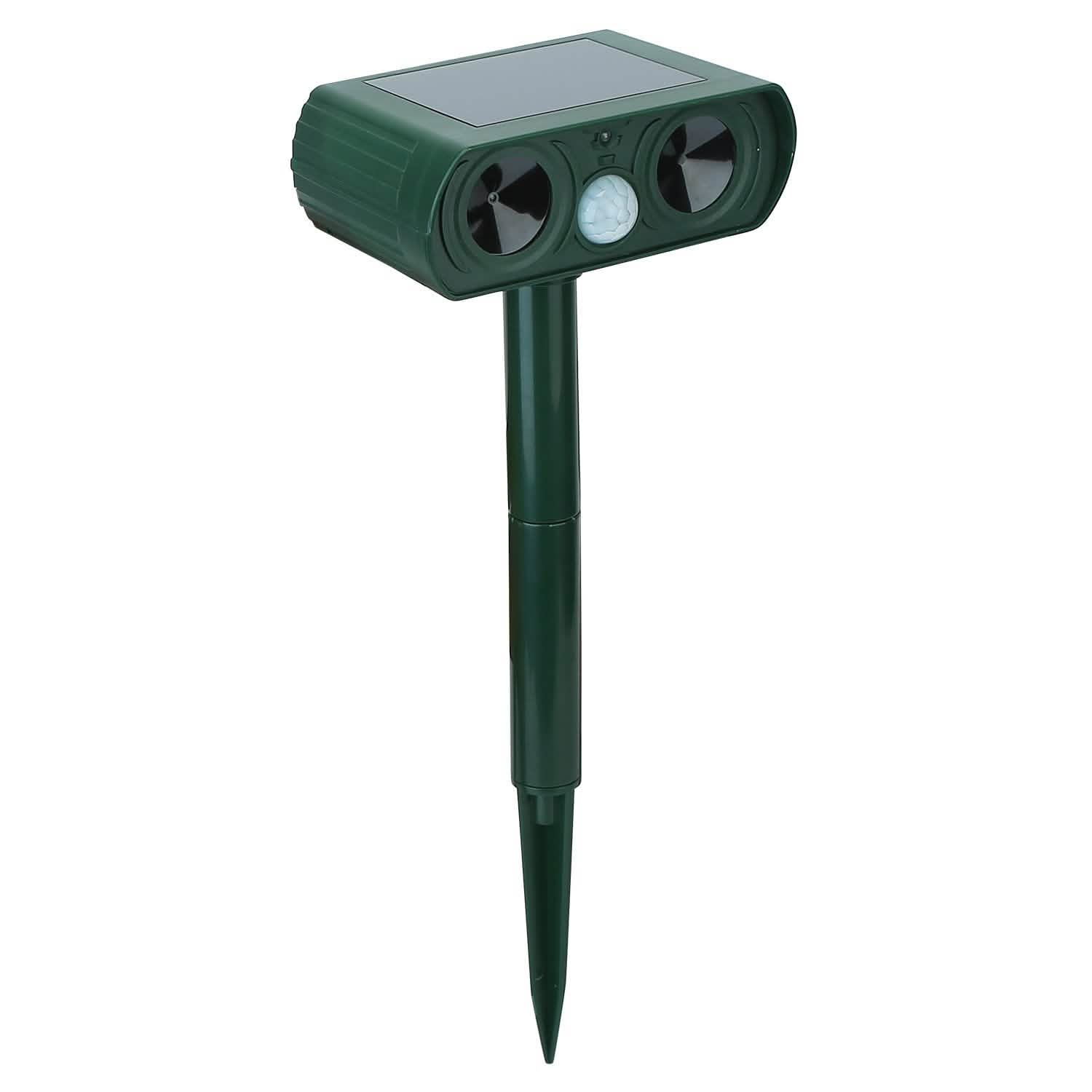Solar Powered Ultrasonic Animal Repeller by DailySale