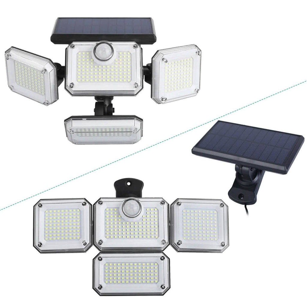 Solar Powered Wall Lights Outdoor Motion Sensor Lamps by DailySale