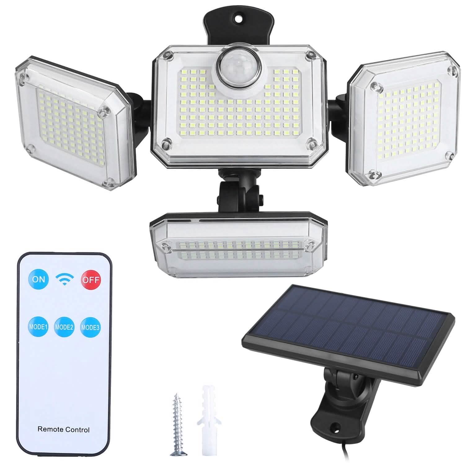 Solar Powered Wall Lights Outdoor Motion Sensor Lamps by DailySale