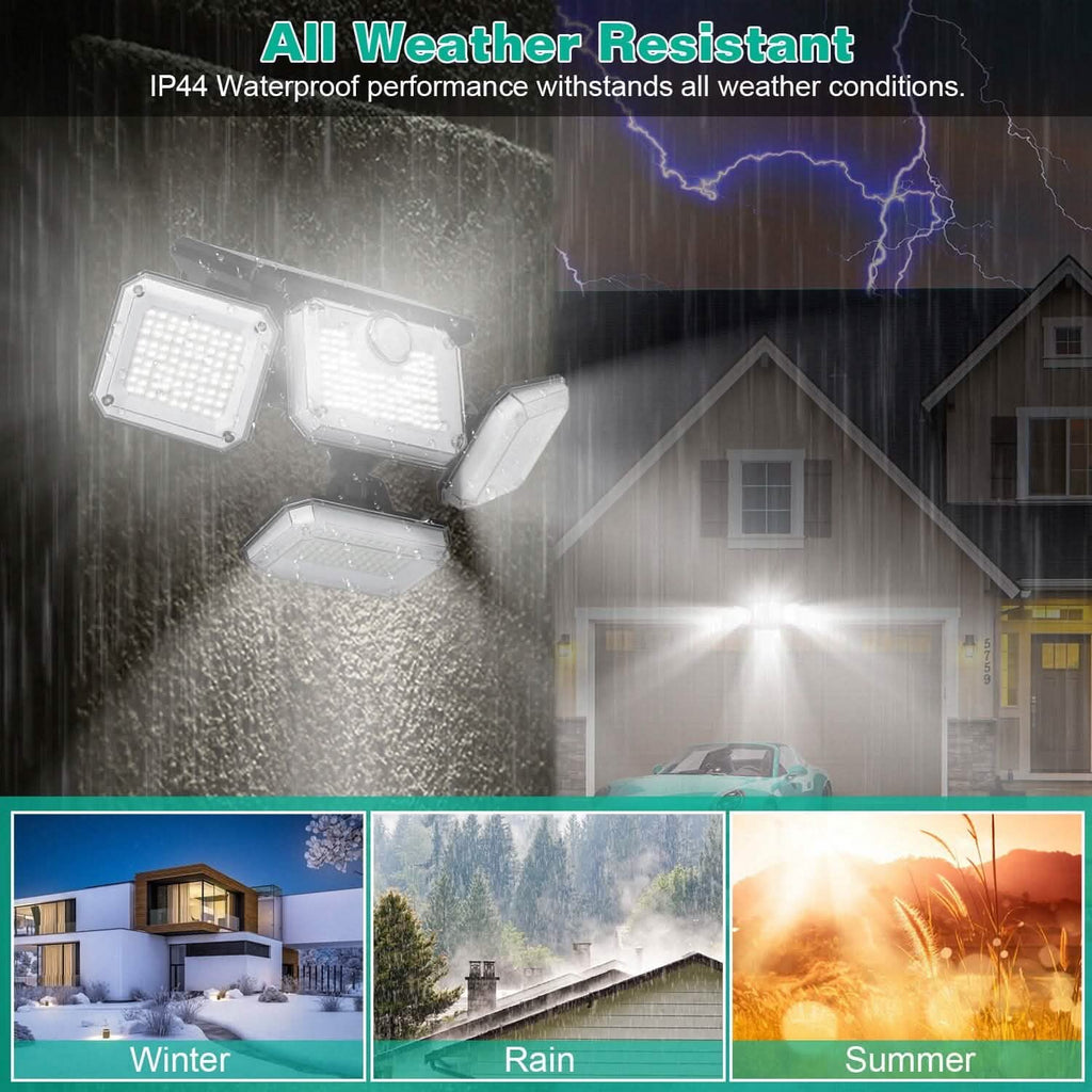 Solar Powered Wall Lights Outdoor Motion Sensor Lamps by DailySale