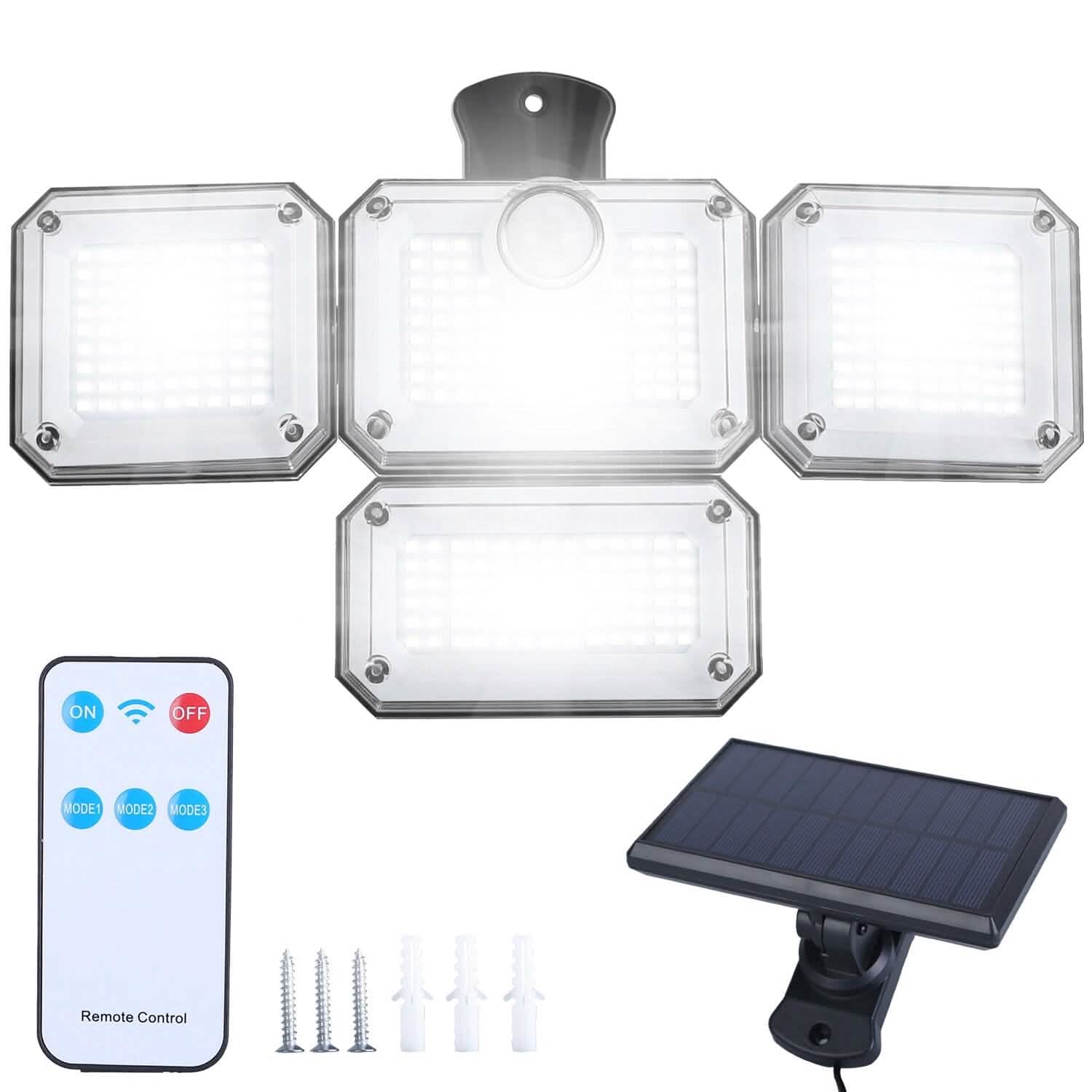Solar Powered Wall Lights Outdoor Motion Sensor Lamps by DailySale
