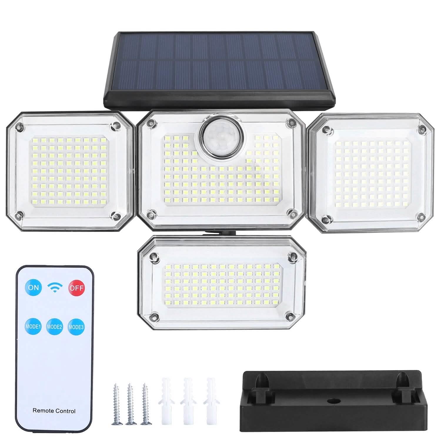 Solar Powered Wall Lights Outdoor Motion Sensor Lamps by DailySale