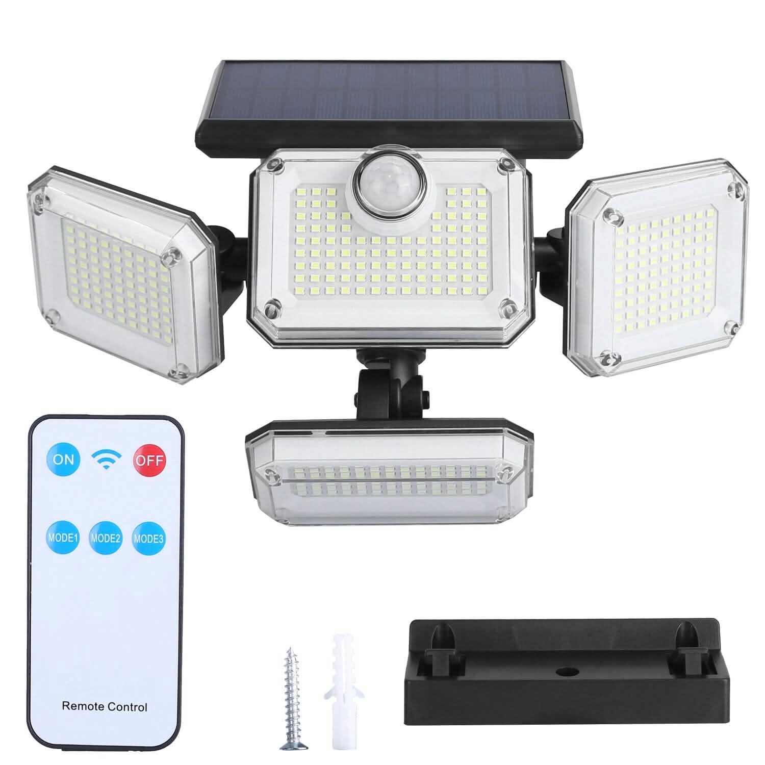 Solar Powered Wall Lights Outdoor Motion Sensor Lamps by DailySale