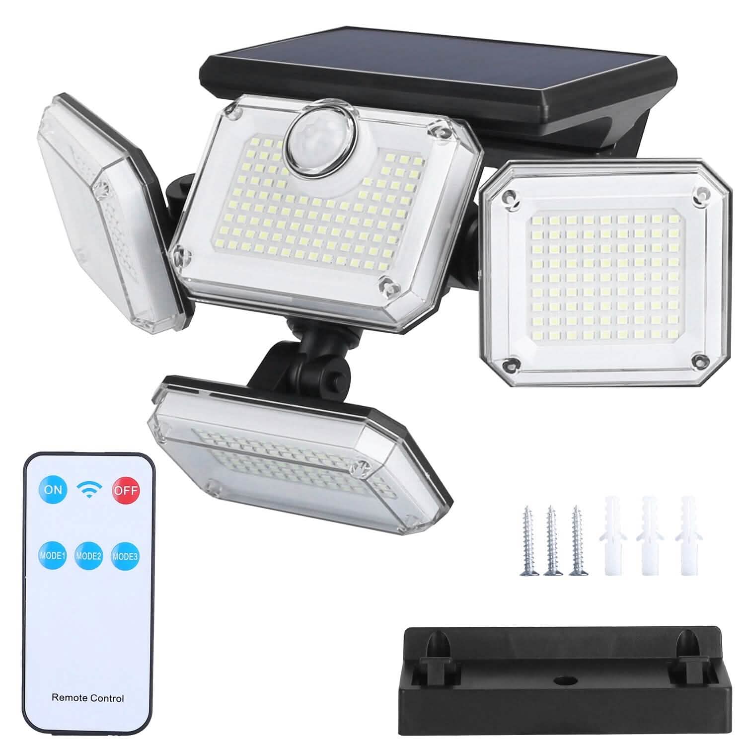 Solar Powered Wall Lights Outdoor Motion Sensor Lamps by DailySale