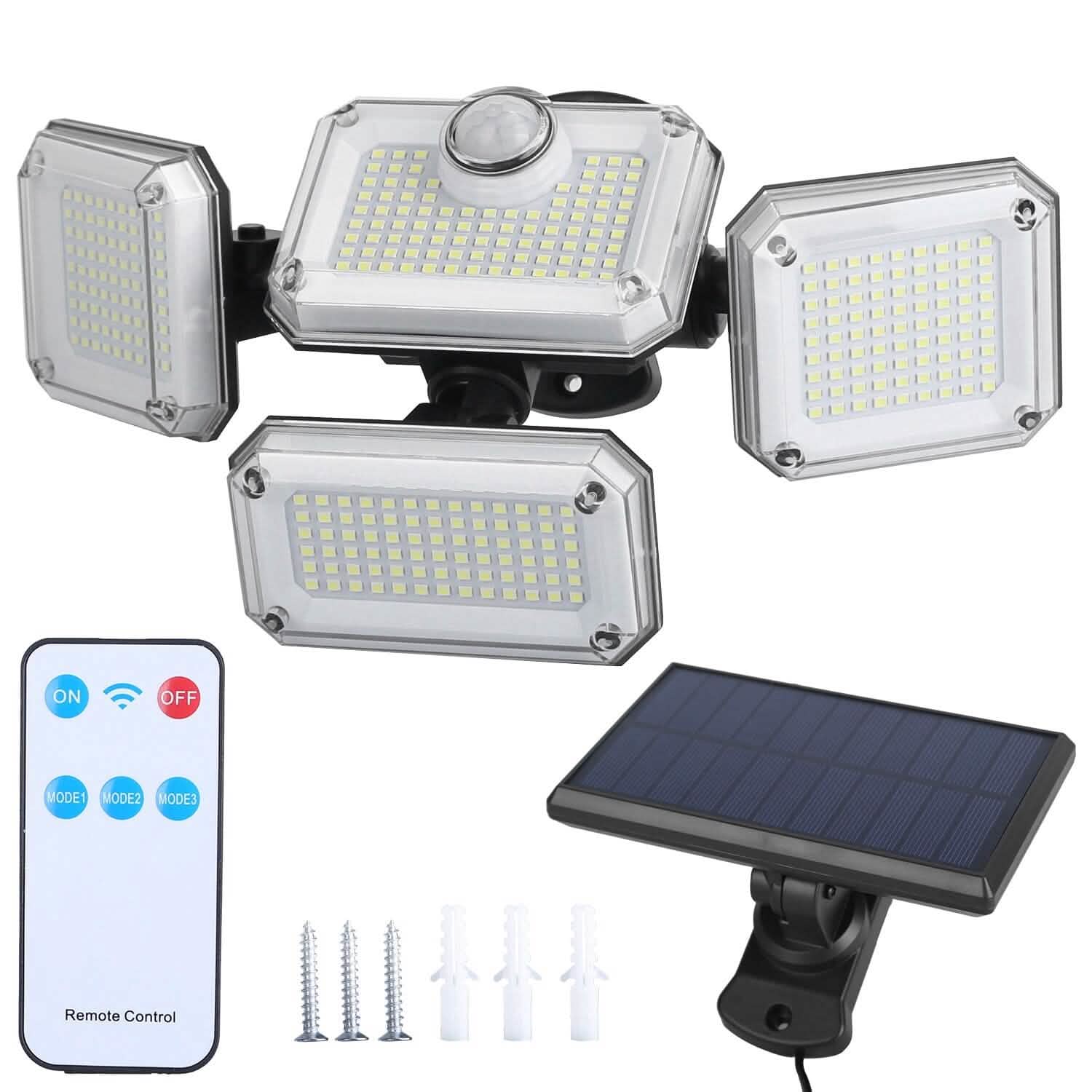 Solar Powered Wall Lights Outdoor Motion Sensor Lamps by DailySale