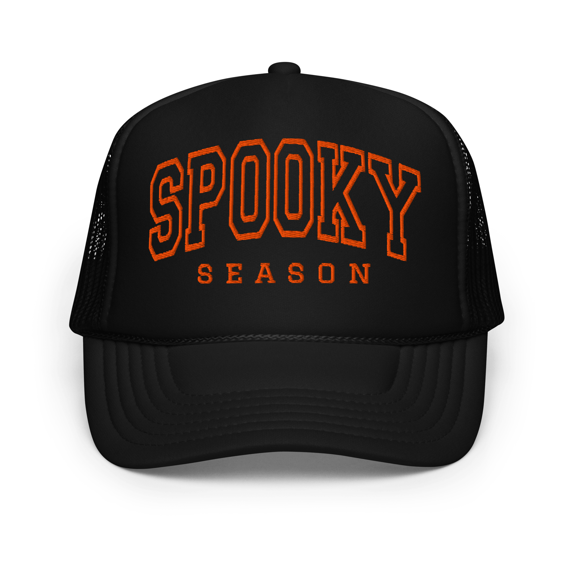 Spooky Season Embroidered Foam Trucker Hat by Goth Cloth Co.