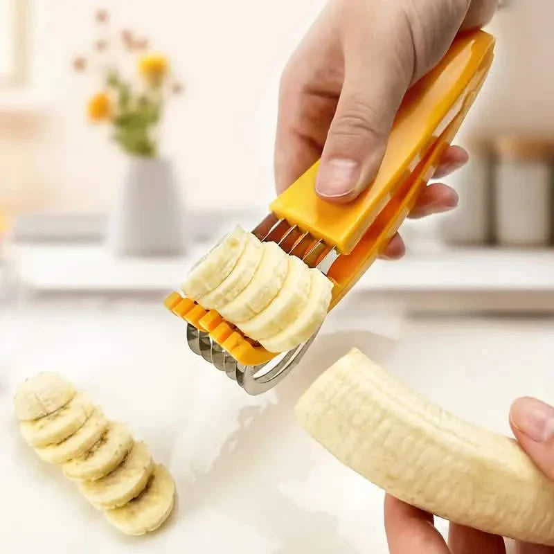 Stainless Steel Banana & Cucumber Slicer by DailySale