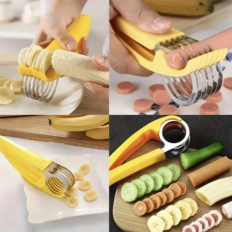 Stainless Steel Banana & Cucumber Slicer by DailySale