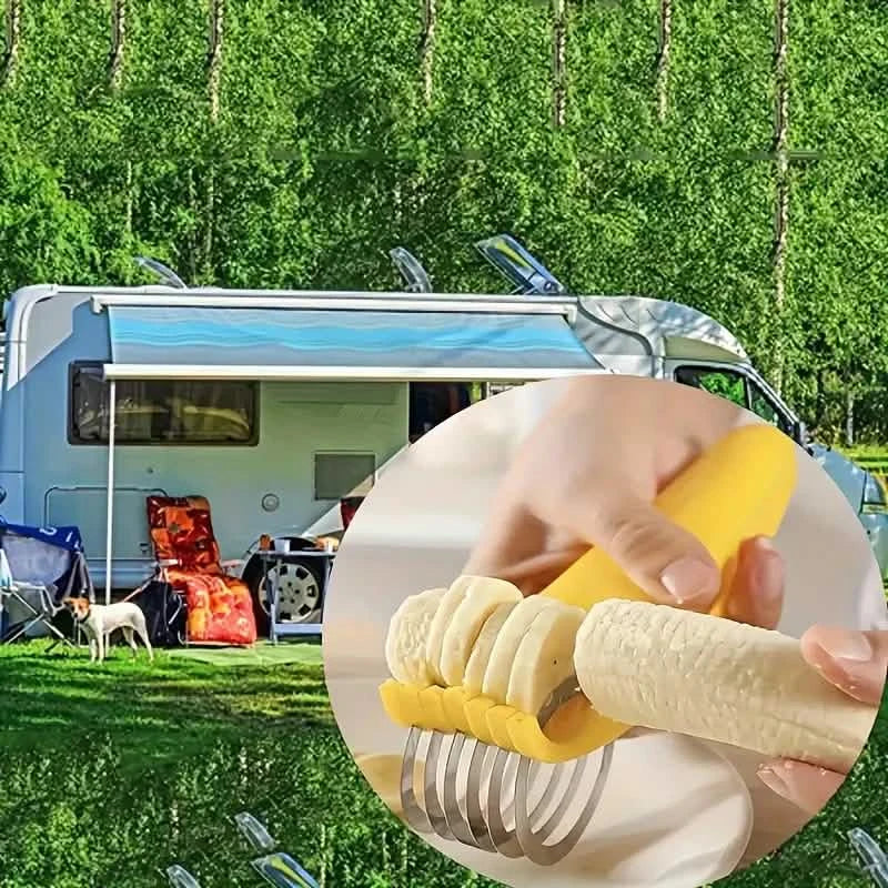 Stainless Steel Banana & Cucumber Slicer by DailySale