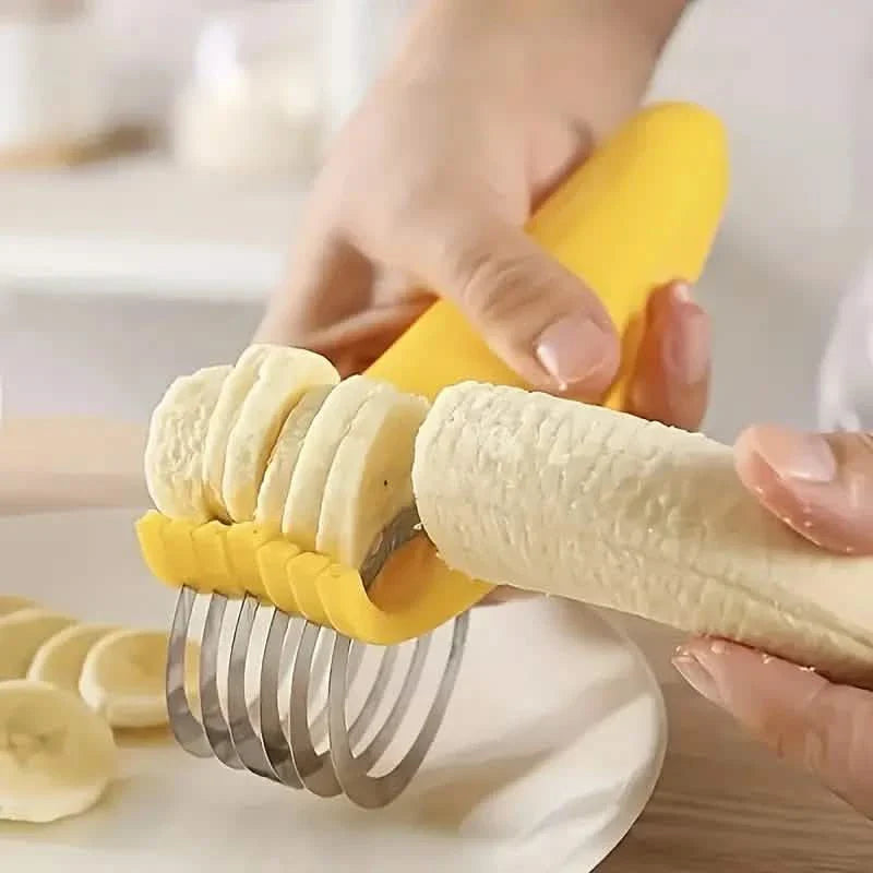 Stainless Steel Banana & Cucumber Slicer by DailySale