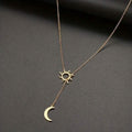 Stainless Steel Sun Totem and Moon Necklace by DailySale