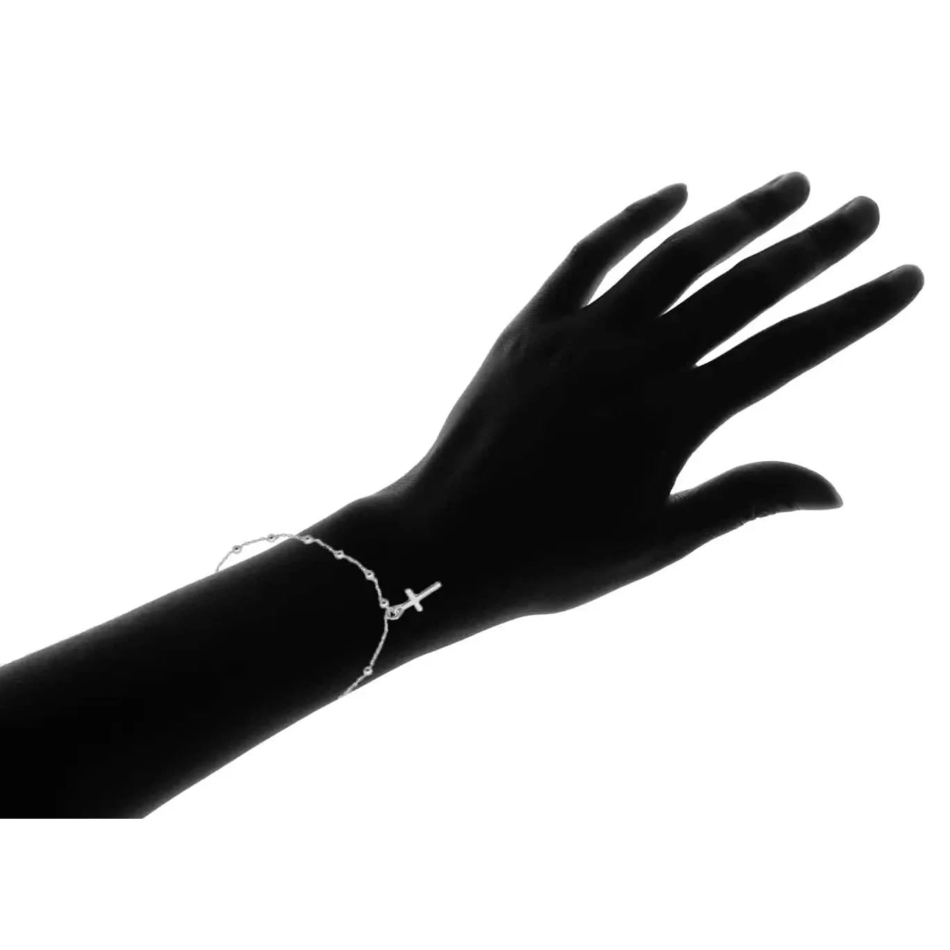 Sterling Silver Rosary Bracelet by DailySale